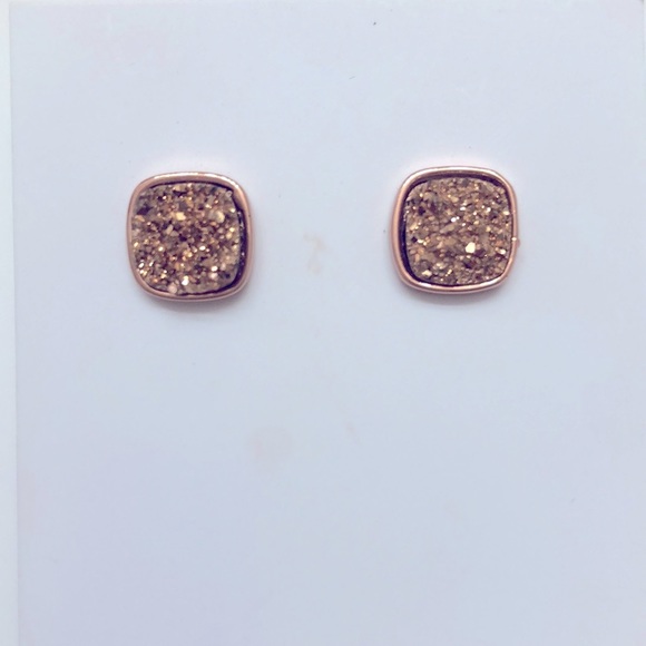 New eLiasz and eLLa Rose Gold Hustle City Studs - Picture 2 of 6